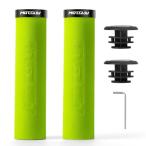 自転車 グリップ 超軽量 ハンドルグリップ 衝撃吸収 人間工学ハンドルグリップ 疲れにくい エルゴグリップ MTB ステンレスボルト 内径22m