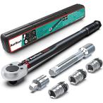 トルクレンチ 車 タイヤ交換 Aurlloct 差込角 12.7 mm 28〜210N・m プリセット型 とるくレンチ 精度±3% 5個:17