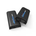 ショッピングhdmi Basicolor HDMIエクステンダー フルHD 1080P@60Hz 160Mロスレス伝送 受信機増設で多数配信可能 Cat5e/6/7