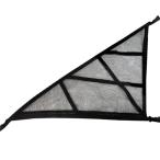 Temiry в машине потолок место хранения сеть 84*58cm треугольник форма багаж падение предотвращение автомобильный место хранения сеть 2 слой модель застежка-молния имеется крыша сеть машина место хранения удобный 