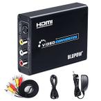 BLUPOW Composite /S терминал to HDMI изменение контейнер 1080P соответствует Composite 3RCA AV/S-Video to HD темно синий ba