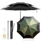  зонт рыбалка способ . сильный большой рыбалка для зонт пляжный зонт 2 слой тип наклон c функцией UV cut водонепроницаемый легкий перевозка упаковочный пакет имеется рыбалка зонт f