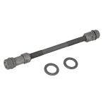 ショッピングmtb ACROPIX ホイールハブ車軸 リアアクスルソリッドシャフト 9.5 mm MTB ブラック 1個