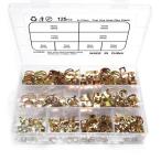 YFFSFDC шланг зажим одним движением шланг зажим springs зажим шланг частота зажим металл сталь производства цинк металлизированный ржавчина нет мощный удобный фиксация 