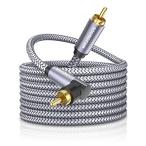 SOUNDFAM 90 раз RCA кабель сабвуфер для кабель прямой угол цифровой такой же ось RCA кабель мужской - мужской видео аудио кабель золотой me