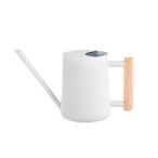 IMEEA лейка . дождь .jouro1000ml садоводство из нержавеющей стали кувшин из дерева руль модный садоводство сопутствующие товары белый 