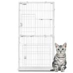 by тонкий кошка клетка 2 уровень белый 