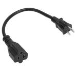 延長コード アース付き 1フィート延長コード 15アンペアから20アンペアプラグアダプタ、 アース付き延長コード エアコン用延長コード Nema