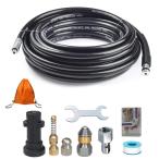 PakOne 新型ねじれ防止ケルヒャー 高圧洗浄機交換用 高圧洗浄ホース パイプクリーニングホース ケルヒャーK2K3K4K5K6K8に対応 配