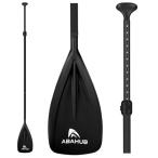 3-Piece Adjustable Alloy Stand Up SUP Paddle Aluminum Shaft Black/Blue/Y