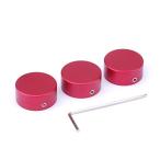  гитара эффект колпак эффектор foot переключатель шляпа 3.. винт . фиксация. 3PCS/ комплект красный 