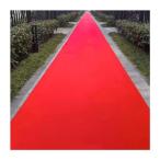 朱赤毛氈（もうせん）、1.2x5M 展示会用 レッドカーペット、 赤 パンチカーペット 、使い捨て レッド ウェディング赤 フェルト 、滑り止め