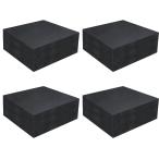  резина доска 4 шт. комплект 50mm предотвращение скольжения блок контроль вибрации подушка контроль вибрации резина шум колебание предотвращение коврик амортизирующий материал защита царапина предотвращение коврик на пол стол 