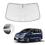 WAIROGA NISSAN セレナ C27 フロントサンシェード 2016年8月~現行 車用サンシェード 日よけ 五層構造 車種専用設 日よけ