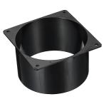 PATIKIL 120 mm канал подключение фланец сушильная машина вентиляция стена plate квадратный - раунд прямой линия канал plate подогрев охлаждение вытяжной вентилятор для черный 