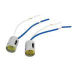 ACROPIX LED лампа удлинение гнездо коннектор 1156 BA15S S25 5009 5007 5008 серебряный цветный 2 шт 