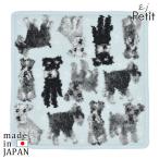 日本製ハンカチ タオル ミニチュアシュナウザー プレゼント 女性 実用的 ブランド ギフト シェニール織 EjPetit アーンジョー 40代 50代 60代