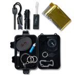  экстренный 10 позиций комплект box [ спасательное одеяло и т.п. ]/ уличный * предотвращение бедствий * не обычно * Survival * комплект * комплект 