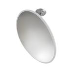 信栄物産 防犯ミラー(室内用) フレキシブルタイプ 白枠 丸440Φ 曲面(R)800mm H-45W