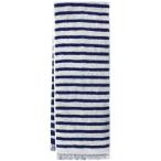 ショッピングクールタオル 成願 ECO de 冷感マフラー 日本製 クールタオル 夏 16×90cm ネイビー クールボーダー CLBD-100C NB