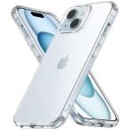 ESR iPhone 15 ケース クリア ケース 耐衝撃 薄型 カバー 黄ばみにくい スリム iPhone15 ケース 透明 TPU スマホケース