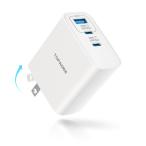 TOPADRE 合計40W 急速充電器 タイプc 充電器【折畳み式/GaNIII技術/超低温/PSE技術基準適合】3 IN 1 USB 充電器三台同時