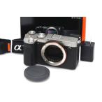 【全額返金保証】極美品｜ソニー α7C ILCE-7C ボディ シルバー シャッター回数 約450回以下 γA1709-2Q4