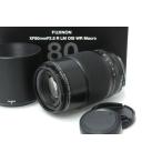 【全額返金保証】極美品｜富士フイルム XF80mmF2.8 R LM OIS WR Macro γH372-2A3