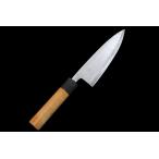並品｜築地正本 出刃包丁 霞 六寸 朴柄 KN02-A8945-2L1D