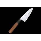 美品｜築正本 出刃包丁 霞 五寸 朴柄 KN02-A10832-2L1D