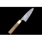 美品｜正本 小出刃包丁 霞 四寸 朴柄 KN02-A11027-2L1A