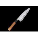 並品｜葵正明 身卸出刃包丁 霞 七寸 白鋼 朴柄 KN02-B596-2L1D