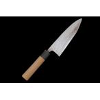 並品｜築地正本 出刃包丁 霞 五寸半 朴柄 KN02-B1388-2L1D