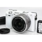 【全額返金保証】良品｜ソニー α6000 ILCE-6000L パワーズームレンズキット[ホワイト]（センサー清掃済み） CA01-R4595-3Y2A