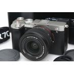 【全額返金保証】美品｜ソニー α7C ILCE-7CL ズームレンズキット [シルバー] CA01-R6523-3X4