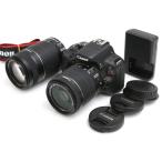 【全額返金保証】並品｜キヤノン EOS Kiss X7 ダブルズームキット CA01-B7214-3Y2D