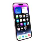 中古 Apple iPhone14 Pro 256GB ディープパープル MQ1E3J／A SIMフリー ネットワーク利用制限▲判定 ※液晶に難あり