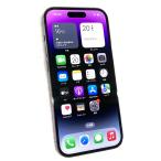 中古 Apple iPhone14 Pro 256GB ディープパープル MQ1E3J／A SIMフリー ネットワーク利用制限▲判定