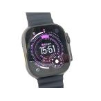 ショッピングapple watch 中古 Apple Watch Ultra2 GPS + Cellular 49mm ブラックチタニウムケース ブラックオーシャンバンド MX4P3J/A Model:A2986 ネットワーク利用制限判定△判定