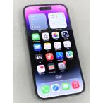 中古 Apple iPhone14 Pro 256GB ディープパープル MQ1E3J／A SIMフリー　※赤ロム保証対象