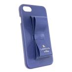  б/у не использовался товар смартфон кейс au ограничение iPhone SE для LANVIN en Bleu жесткий чехол |Ribbon Dark Navy(iPhoneSE( no. 3 поколение ),iPhoneSE( no. 2 поколение ),iPhone8)