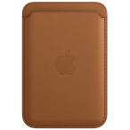  б/у нераспечатанный товар Apple MagSafe соответствует iPhone кожа бумажник седло Brown MHLT3FE/A оригинальный ( старый модель )