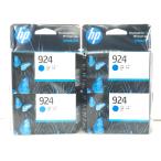  б/у не использовался товар HP оригинальный чернильный картридж 924 4K0U3NA Cyan x4 шт. комплект гарантия временные ограничения SEP 2026