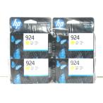  б/у не использовался товар HP оригинальный чернильный картридж 924 4K0U5NA желтый x4 шт. комплект гарантия временные ограничения SEP 2026