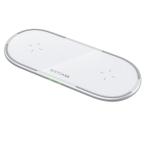  б/у нераспечатанный товар RAVPower Dual Wireless Fast Charging Pad 30W двойной беспроводной зарядное устройство RP-WC1001 au+1 collection
