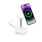 б/у не использовался товар ADAM elements OMNIA M2+ MagSafe соответствует 2 in 1 беспроводной зарядка подставка белый APAADM2POGWH