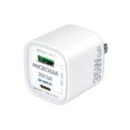  б/у нераспечатанный товар MICRODIA микро tiaSmartCube Nano 35w PD GaN wall charger белый USB-C &amp; USB-A порт установка 