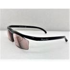 中古未使用品 Hazuki ハズキルーペ コンパクト 1.6倍 ブラックフレーム 焦点距離 30cm〜40cm カラーレンズ BL55%カット