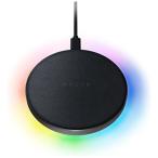  б/у нераспечатанный товар Razer Charging Pad Chroma Qi соответствует высокая скорость беспроводной зарядное устройство RC21-01600100-R371
