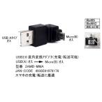 USB2.0変換L型アダプタ(A：オス) → USB(MicroB/オス) COMON 2AMB-MMA 旧型番:AM-MBA
